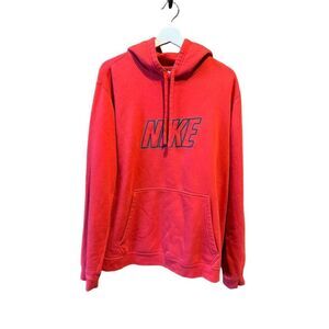 Nike Men's Red Pullover Hoodie Sweater XL Long Sleeve Casual Athleticc